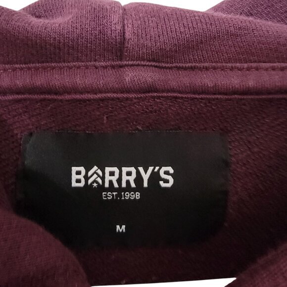 Barry's Size M Garnet (more of a wine color) Hoodie Sweatshirt, Gently Used - Picture 5 of 10